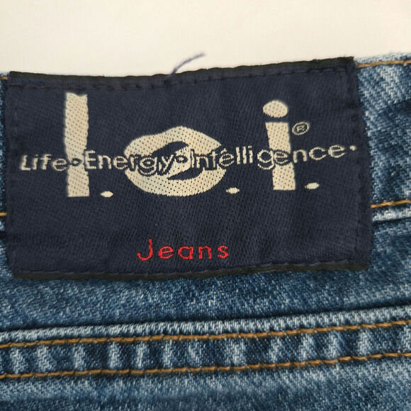 Vintage L.E.I. Jean Shorts Daisy Dukes Size 11 – High Rise Cutoff Retro - Picture 5 of 6